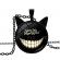 Pandantiv fosforescent model Halloween culoare alb/negru 50 cm