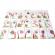 Set 100 martisoare model din sidef culoare multicolor 6 cm