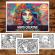 Carte de colorat cu 48 de ilustratii Minti Creative 102 pagini