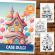Carte de colorat cu 50 de ilustratii Case Dulci 106 pagini