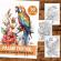 Carte de colorat cu 50 de ilustratii Pasari Exotice 106 pagini