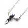 Pandantiv de halloween model pisica pe matura zburatoare multicolor 4cm