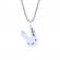 Pandantiv din inox model Iepure - bad bunny argintiu 58cm