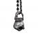 Pandantiv din inox model pumn de fier argintiu 60cm