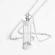 Pandantiv din inox model urna argintiu 5cm