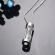 Pandantiv din inox model urna argintiu 5cm