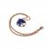 Pandantiv din pietre semipretioase Lapis Lazuli model copacul vietii cupru/albastru 50cm
