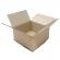 Set 25 cutii de carton 12x12x 6.5cm ondulat in 3 straturi pentru depozitare transport si ambalat maro