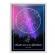 Tablou personalizat cu harta stelelor model cuplu sub stele rama alb 20 x 30 cm