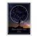 Tablou personalizat cu harta stelelor model indragostiti rama alb 20 x 30 cm