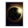 Tablou personalizat cu harta stelelor model lumina rama alb 20 x 30 cm