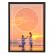 Tablou personalizat cu harta stelelor model poza personalizata rama negru 20 x 30 cm