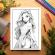 Carte de colorat antistres format A3 50 de ilustratii Anime Barbie Girls - Volumul I 106 pagini