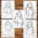 Carte de colorat antistres format A3 50 de ilustratii Anime Barbie Girls - Volumul II 106 pagini