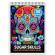 Carte de colorat antistres format A3 50 de ilustratii Sugar Skulls - Volumul I 106 pagini