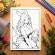 Carte de colorat pentru relaxare si antistres 30 de ilustratii Anime Easter Girls 66 pagini