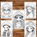 Carte de colorat pentru relaxare si antistres 40 de ilustratii Anime Mushroom Girls 86 pagini