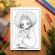 Carte de colorat pentru relaxare si antistres 40 de ilustratii Girls with Cats Editura Legendary Print 106 pagini