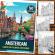 Carte de colorat pentru relaxare si antistres 50 de ilustratii Amsterdam Editura Legendary Print 106 pagini