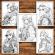 Carte de colorat pentru relaxare si antistres 50 de ilustratii Anime Army Girls Editura Legendary Print 106 pagini