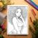 Carte de colorat pentru relaxare si antistres 50 de ilustratii Anime Bikini Girls Editura Legendary Print 106 pagini