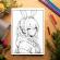 Carte de colorat pentru relaxare si antistres 50 de ilustratii Anime Bunny Girls Editura Legendary Print 106 pagini
