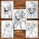 Carte de colorat pentru relaxare si antistres 50 de ilustratii Anime Zombie Girls Editura Legendary Print 106 pagini