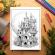 Carte de colorat pentru relaxare si antistres 50 de ilustratii Case Celeste 106 pagini
