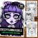 Carte de colorat pentru relaxare si antistres 50 de ilustratii Creepy Kawaii Girls Editura Legendary Print 106 pagini