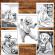 Carte de colorat pentru relaxare si antistres 50 de ilustratii Fantasy Dogs 106 pagini