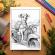 Carte de colorat pentru relaxare si antistres 50 de ilustratii Fantasy Dogs 106 pagini