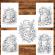 Carte de colorat pentru relaxare si antistres 50 de ilustratii Flowers of time 106 pagini