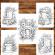 Carte de colorat pentru relaxare si antistres 50 de ilustratii Flowers of time 106 pagini