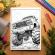 Carte de colorat pentru relaxare si antistres 50 de ilustratii Monster Trucks - Volumul II Editura Legendary Print 106 pagini