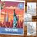 Carte de colorat pentru relaxare si antistres 50 de ilustratii New York 106 pagini