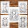 Carte de colorat pentru relaxare si antistres 50 de ilustratii Sands of Time - Volumul I 106 pagini