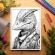 Carte de colorat pentru relaxare si antistres 50 de ilustratii Steampunk Dinosaurs Editura Legendary Print 106 pagini