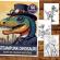 Carte de colorat pentru relaxare si antistres 50 de ilustratii Steampunk Dinosaurs Editura Legendary Print 106 pagini