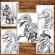 Carte de colorat pentru relaxare si antistres 50 de ilustratii Steampunk Dinosaurs Editura Legendary Print 106 pagini