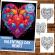 Carte de colorat pentru relaxare si antistres 50 de ilustratii Valentines Day Heart - Volumul I 106 pagini
