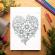 Carte de colorat pentru relaxare si antistres 50 de ilustratii Valentines Day Heart - Volumul II 106 pagini