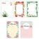 Set 200 Cartonase cu tematica Martisor marx433 multicolor 8.5x6cm