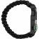 Bratara de supravietuire in aer liber, tip army, 5 in 1, paracord, busola , fluier, cutit, cremene, negru, 26 cm