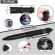 Kit supravietuire 11 in 1, busola, fluier, lanterna, cutit, pix, fierastrau, cutie negru