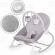 Balansoar cu vibratii ricokids 7308 - gri