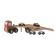 Camion din lemn cu 4 masini culori pastel egmont