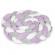 Protectie laterala pentru patut impletita 3 m ricokids 722104 - mov