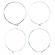 Set vioara clasica ideallstore® din lemn, marime 1/8, toc transport si set corzi incluse