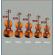 Set vioara clasica ideallstore® din lemn, marime 1/8, toc transport si set corzi incluse