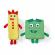Set mascote din plus numberblocks - trei si patru